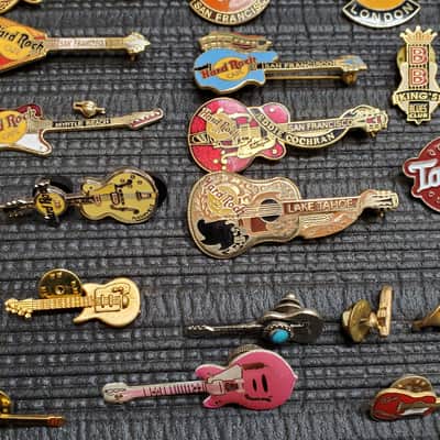 Hard Rock Cafe Hard Rock Guitar Pins image 4