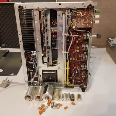 Amplifier Braun CSV 500 1968 - Silver / Black Working 100% Full Service Full Recap image 9