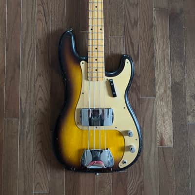 1957 Fender Precision Bass Sunburst P-bass image 2