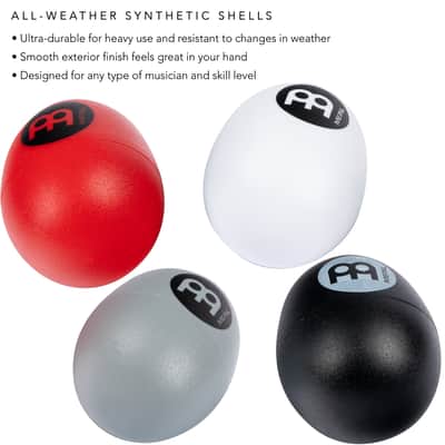 Meinl Percussion ES-SET Four Piece Multi-Colored Egg Shaker Set with Different Volumes image 3