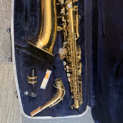Conn-Star Alto saxophone with case and mouthpiece. Made in USA image 1