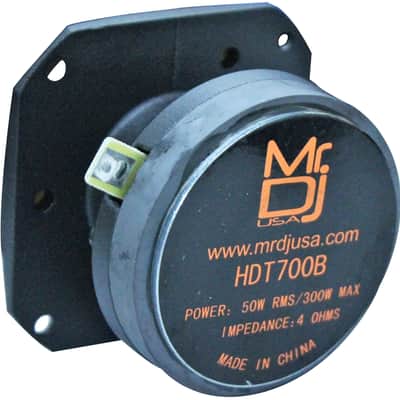 Mr. Dj HDT700B 3.5-Inch Titanium Bullet High Compression Tweeter for Car, Van, ATV, UTV, Marine, Boat, Motorcycle, Motorsports, and Competition image 4