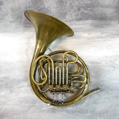 F.E. Olds F/Bb Double French Horn 4 Valve With Case image 2