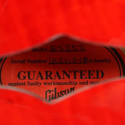 2011 Gibson Custom ES-355 Cherry + OHSC image 24