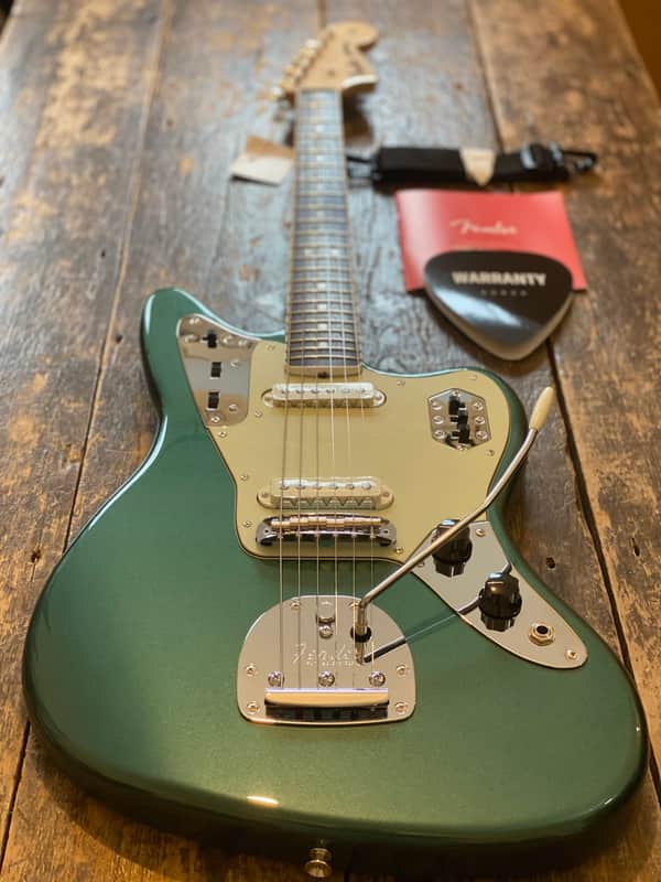 Fender Japan Limited Edition Jaguar FSR Sherwood Green USA Pickups, Alder Body Rosewood Board MIJ