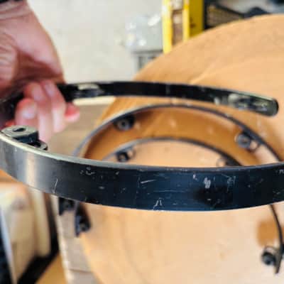 purecussion RIMS mounts 8", 10", 12" early 90s - flat black image 4