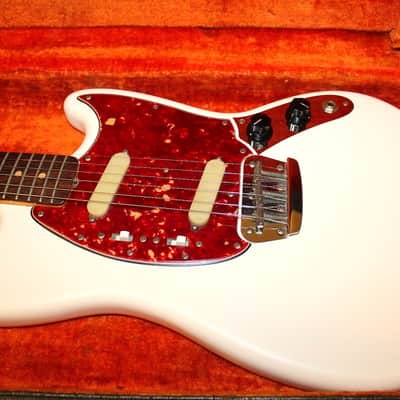 Fender Duo Sonic II 1964 Brazilian Rosewood Pre CBS Olympic White Original Fender hard case image 20