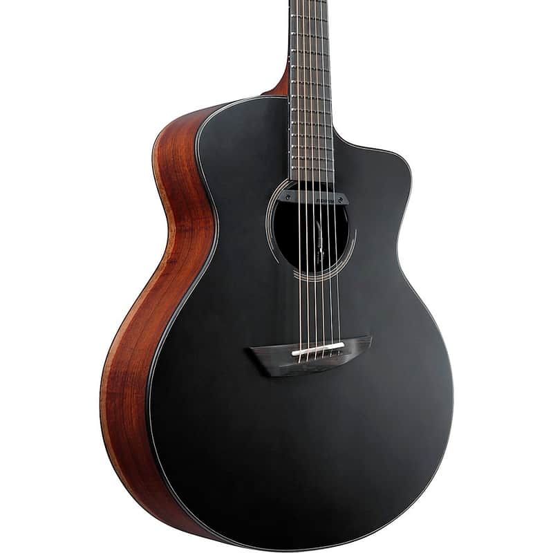 Ibanez Jon Gomm Signature Acoustic Electric Guitar Regular Black Satin image 1