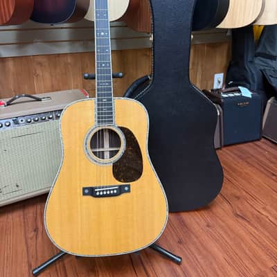 Martin D-42 Standard Series Dreadnought Acoustic Guitar- 2023 - Natural w/OHSC image 2