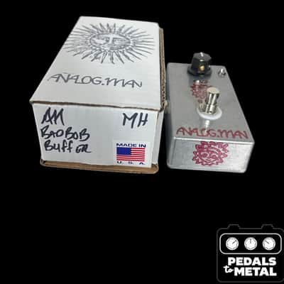 Analog man Bad Bob with buffer plain red letters with box/swag  - Metal - X15804 image 2