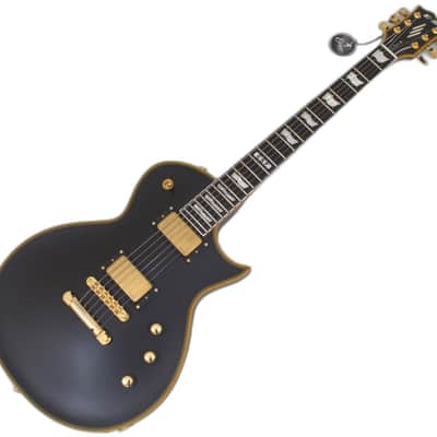 ESP E-II Eclipse VB Vintage Black Guitar B Stock image 1