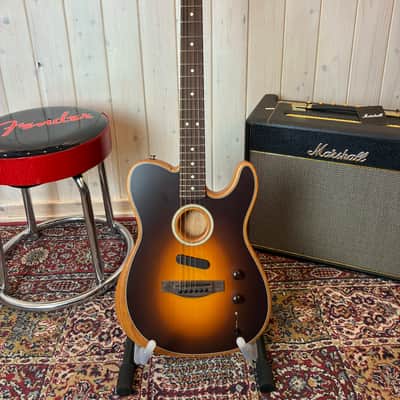 Fender Acoustasonic Player Tele 2025 - Shadow Burst image 1