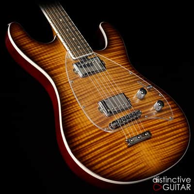 Ernie Ball Music Man Steve Morse LIMITED BFR Caramel Burst Flame #9 / 35 image 2