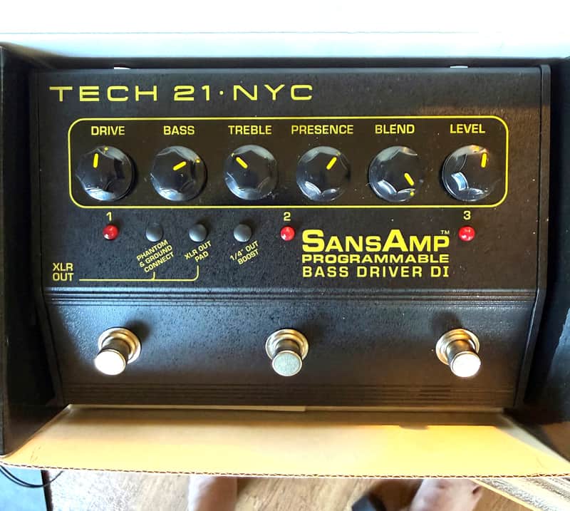 Tech 21 Sansamp Programmable Bass Driver