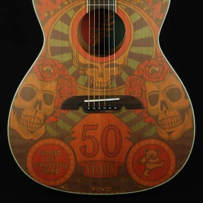 New! Alvarez Grateful Dead 50th Anniversary Montage Acoustic Guitar image 1