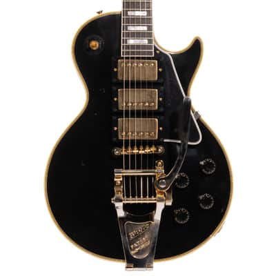 Gibson Custom Shop 1957 Les Paul Custom Reissue, Murphy Lab Light Aged, Ebony - #42374 image 1