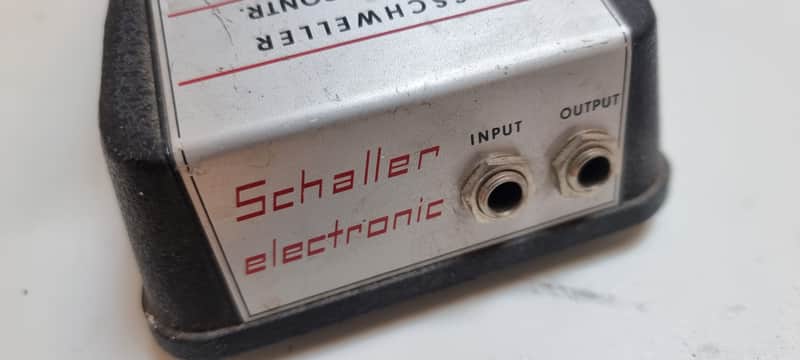 Vintage 1960's Schaller F121 Volume Pedal - Metal image 1