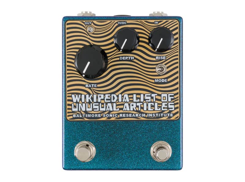 Baltimore Sonic Research Institute Wikipedia List of Unusual Articles Analog Vibrato Pedal image 1