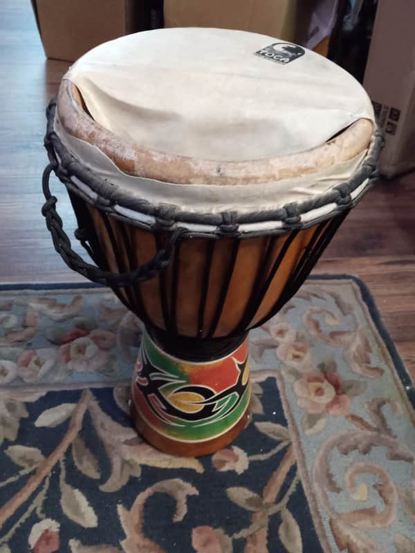Toca 10'' Djembe (Needs New Head) image 1
