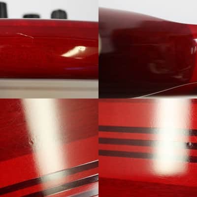 Vintage 1991 Alembic Omega Series Spoiler 5-String Bass, Red, Fat Boy Pickups, Please Message for Shipping Quote image 12