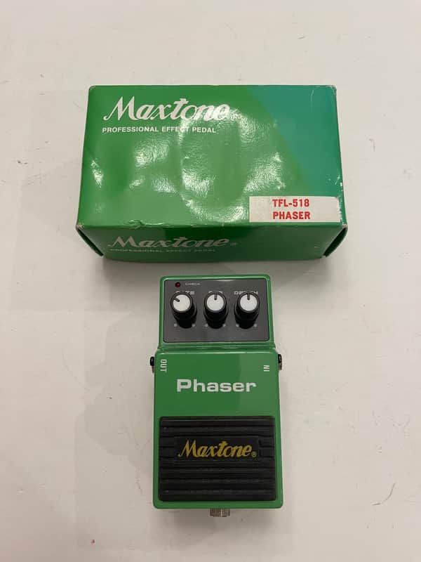 Maxtone TFL-518 Phaser Phase Shifter Rare Vintage Guitar Effect Pedal + Box image 1
