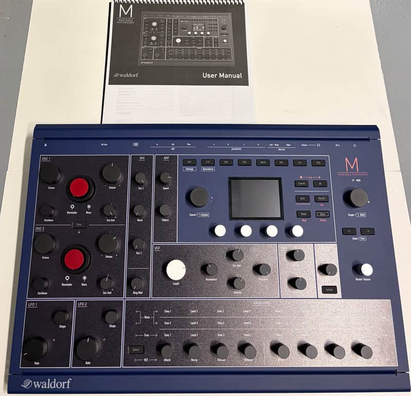 Waldorf M 16-Voice Wavetable Desktop Synthesizer 2023 - Present - Blue image 1