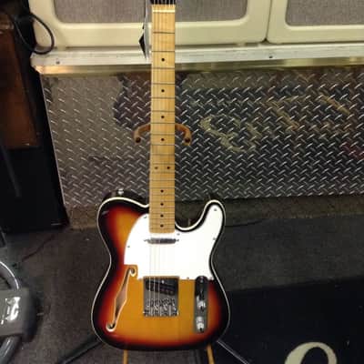 corbin tele thinline 2015 Tobacco Burst image 1