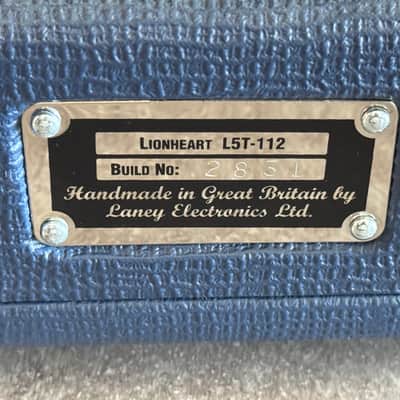 Laney Lionheart L5T-112 5-Watt 1x12" Celestion Greenback G12H 30 55 Made in England 2013 Tube Combo image 7