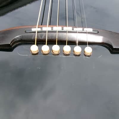 Alvarez Yairi WY-1BK Bob Weir Signature 1995 - Black (Made in Japan) with SKB Hard Case image 12