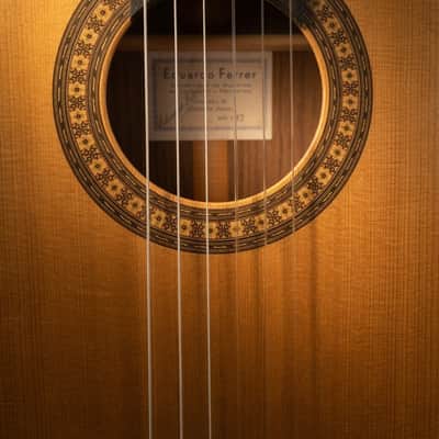 Eduardo Ferrer Classical guitar 1983 - French Polish image 10