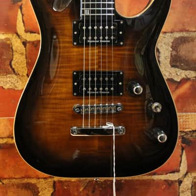 2019 ESP E-II Horizon NT Flame Maple Top – Dark Brown Sunburst image 1
