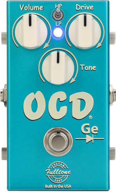 Fulltone Custom Shop OCD-Ge Germanium Obsessive Compulsive Drive Pedal image 1