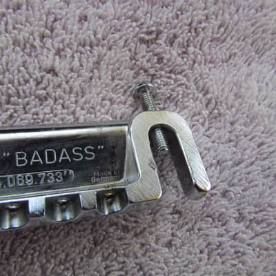 Vintage Leo Quan Badass Bridge Made In Germany 1970's Era Leo Quan Wrap Around Bridge image 4