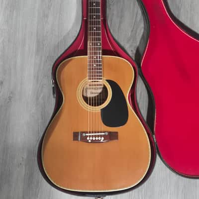 Vintage 70's Orpheum 359-F Acoustic Guitar With Case image 3