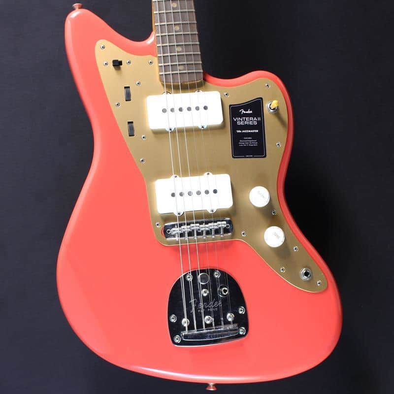 Fender MEX Limited Edition Vintera II Road Worn '50s Jazzmaster (Fiesta Red/Rosewood) #MX25083821 image 1