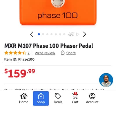 MXR M107 Phase 100 Phaser Pedal 2025 image 2