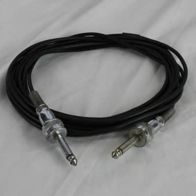 Vintage Instrument Cable ~12Ft Mono 1/4" Male to Mono 1/4" Male image 1