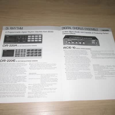 Roland collection Vintage New Product News Catalogs (1985/1986/1987) - Synthesizer Brochure/Catalog - Rare image 10