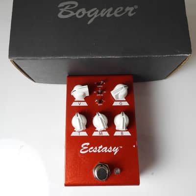 Bogner Ecstasy Red Mini Overdrive Effects Pedal Free USA Shipping image 1