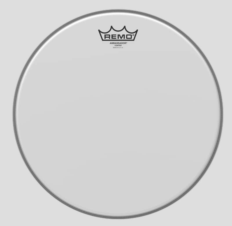 Remo Coated Ambassador bass drum head 20" 2018 Coated/white image 1