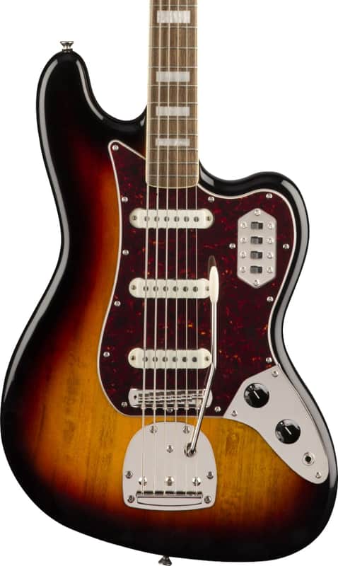 Squier Classic Vibe Bass VI, Laurel FB, 3-Color Sunburst image 1