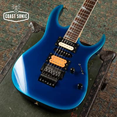 1995 Ibanez RGR470 RG Series, Fujigen made in Japan MIJ, Jewel Blue burst, image 7