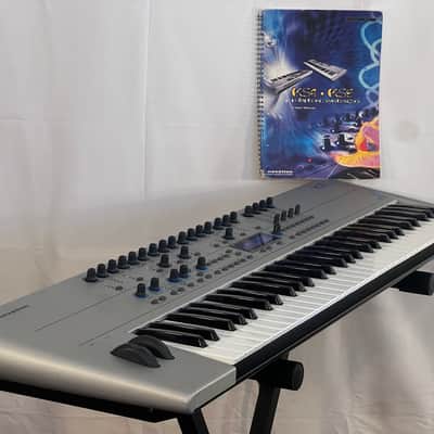 Novation KS5 61-Key 16 Voice Synthesizer 2002 - Silver + Manual