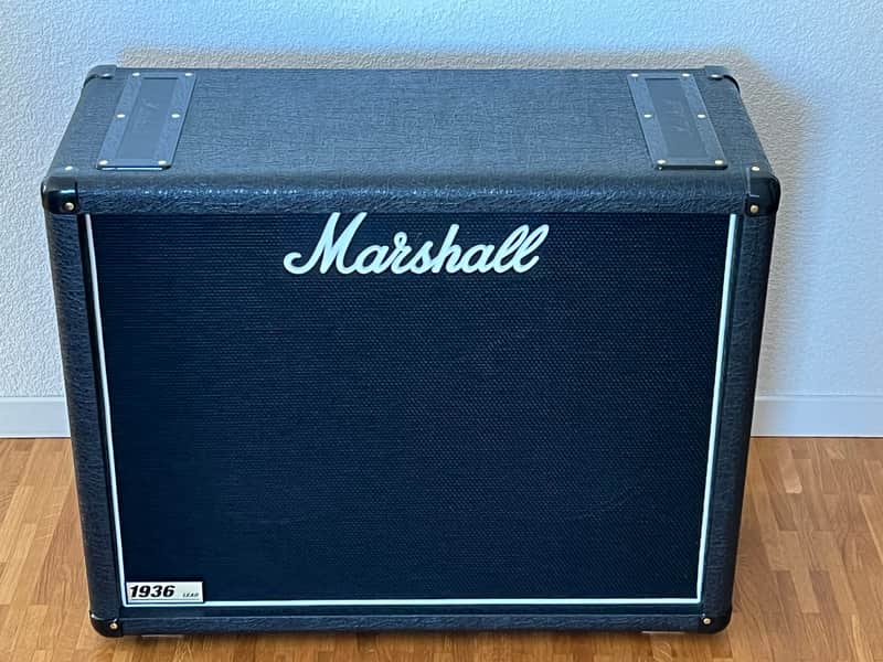Marshall 1936 Lead 150-Watt 2x12" Guitar Speaker Cabinet 1981 - Present - Black image 1