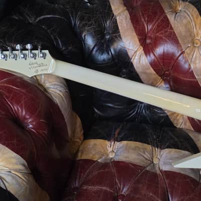 Dave Mustaine's Explorer MEGADETH Artist Owned Stage Played - Dean USA Custom Shop XO Heavy Relic Vintage Aged Signed Korina Neck Guitar image 19