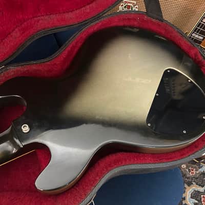 Vintage Gibson Professional Es-335s Deluxe 1980 Silverburst OHSC image 8