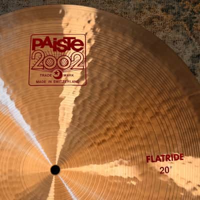 Paiste 2002 FLAT RIDE 20” SUPER CLEAN! GLASSY Chime-Like Controlled Definition! 2136 g image 3