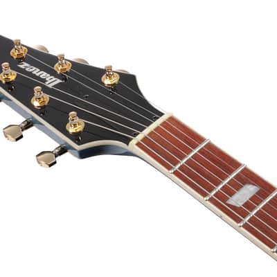 Ibanez Iceman 6 String Electric Guitar w/Bag - Antique Blue Metallic (IC420ABM) image 6