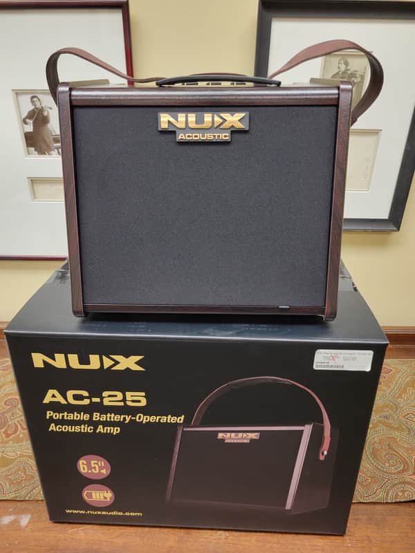 NuX AC-25 Portable Battery-Operated Acoustic Amplifier image 1