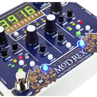 Electro-Harmonix MOD REX Polyrhythmic Modulator Pedal. New with Full Warranty! image 1